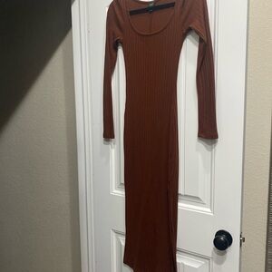 Brown dress womens